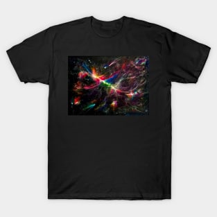 COSMIC NEBULA LIGHT SHOW T-Shirt